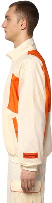 Heron Preston Ctnmb Nylon Parachute Windbreaker Jacket