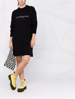 Thumbnail for your product : Calvin Klein Jeans Relaxed Monogram Jumper Dress