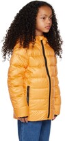 Thumbnail for your product : Canada Goose Kids Kids Orange Crofton Hoody Down Jacket