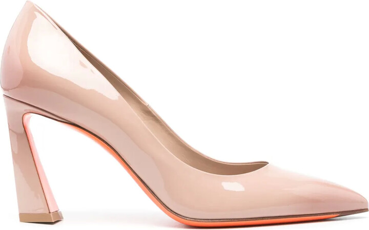 Santoni 85mm Patent-Leather Pumps