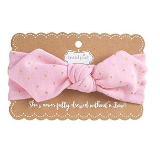 Mud Pie Baby-Girls Pink Glitter Headband 1512192 Pink