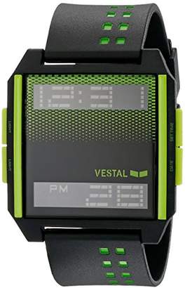 Vestal Unisex DIG034 Digichord Digital Display Quartz Black Watch