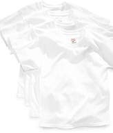 Thumbnail for your product : Hanes Platinum 4-Pack White Cotton Undershirts, Little Boys and Big Boys