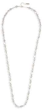Cezanne Faux Pearl and Beaded Long Necklace