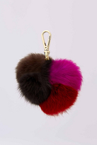Thumbnail for your product : Diane von Furstenberg Medium Multi Fur Pom Pom Charm