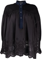 Thumbnail for your product : Cédric Charlier Cut-Out Panelled Blouse