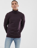 Thumbnail for your product : New Look roll neck sweater in purple