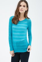 Thumbnail for your product : Forever 21 Shadow Stripe Top