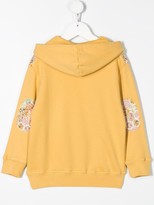 Thumbnail for your product : Bonpoint Floral-Panelled Hoodie