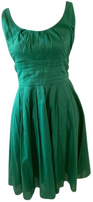 Strenesse Green Cotton Dress for Women