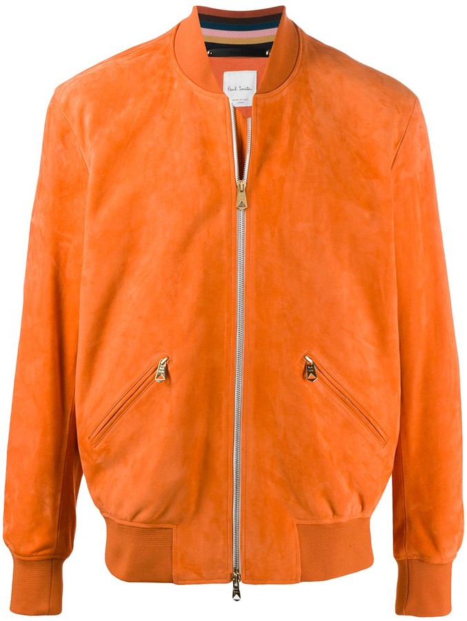 paul smith suede bomber jacket