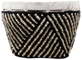 Thumbnail for your product : Poppy + Sage Bamboo Trinket Basket Natural & Black Stripe
