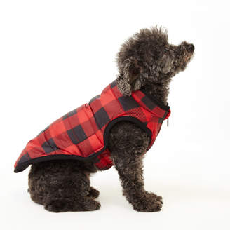 Roots Pooch Park Plaid Puffer Size 10