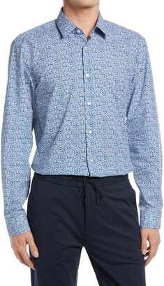 HUGO BOSS Isko Slim Fit Button-Up Dress Shirt - ShopStyle