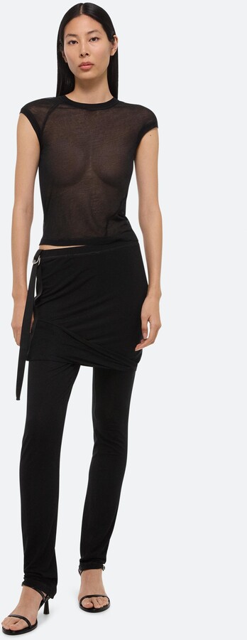 Helmut Lang Twisted Sheer Tee