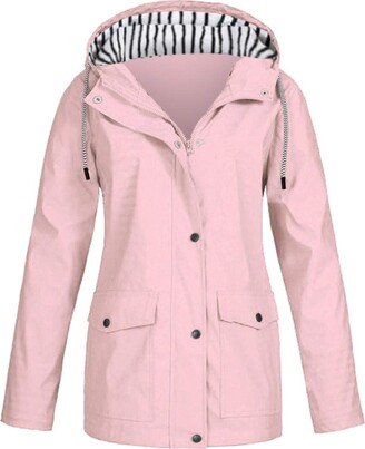 ladies waterproof rain jacket with hood
