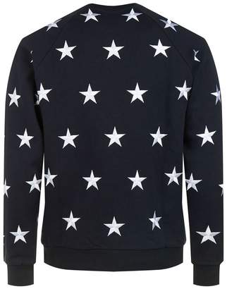 Sandro Embroidered Star Sweatshirt