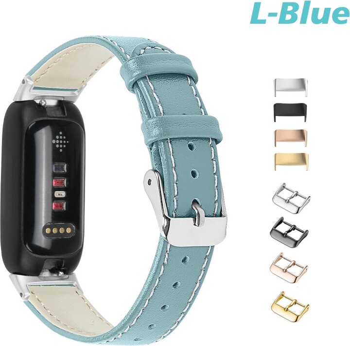 Fitbit Inspire3/2/1/Hr Leather Bands, Luxe Replacement Band, Wristband Strap Streamline Design Floral Printed Watch Band