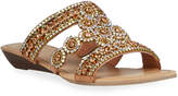 Thumbnail for your product : Premium Collection By Yellow Box Varina Embellished Cage Sandals