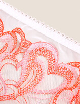 Thumbnail for your product : Marks and Spencer Heart Embroidery Low Rise Thong