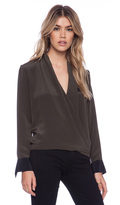 Thumbnail for your product : Helena Quinn Cross Front Blouse