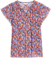 Thumbnail for your product : Rebecca Taylor Cosmic Fleur Print Clip Top
