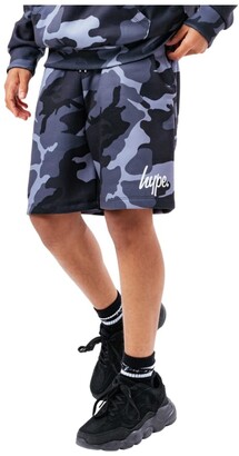 Hype Boys Camo Sweat Shorts (Gray/Black) - ShopStyle