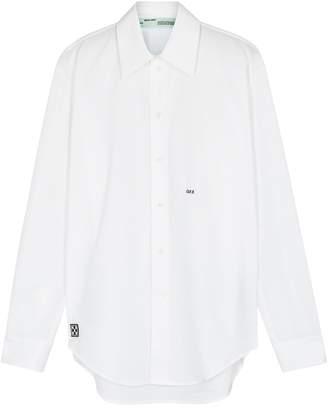 Off-White Off White White Poplin Shirt