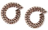 Thumbnail for your product : Michael Kors Pavé Twist Huggie Earrings