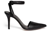 Thumbnail for your product : Alexander Wang 'Lovisa' stingray-embossed ankle strap pumps