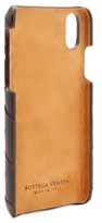 Thumbnail for your product : Bottega Veneta Intrecciato Leather Iphone Xs Case - Brown