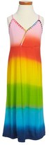 Thumbnail for your product : Flowers by Zoe Rainbow Maxi Dress (Big Girls)