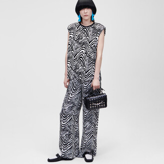Karl Lagerfeld Paris Women's Aop Zebra Tank Top