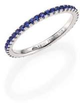 Thumbnail for your product : Kwiat Sapphire & 18K White Gold Eternity Stacking Ring
