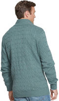 Thumbnail for your product : Polo Ralph Lauren Big & Tall Cabled Silk Mockneck Sweater