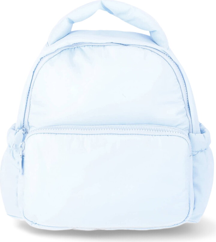 No Boundaries Women’s Hands Free Puffy Mini Backpack, Icy Blue