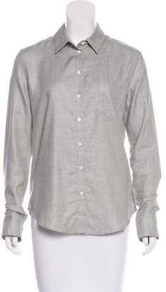 Band Of Outsiders Long-Sleeve Button-Up Top