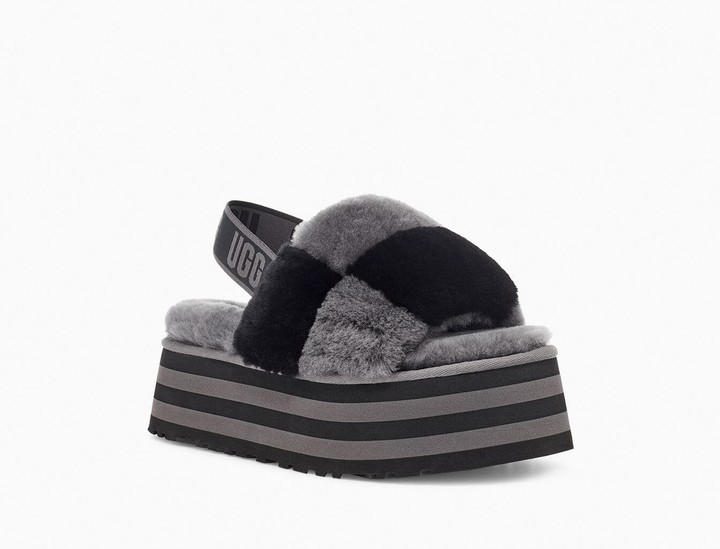 disco checker slides ugg