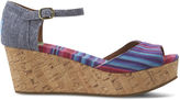 Thumbnail for your product : Toms Multi Stripe Women's Platform Wedges
