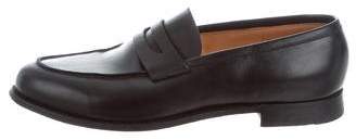 John Lobb Leather Penny Loafers