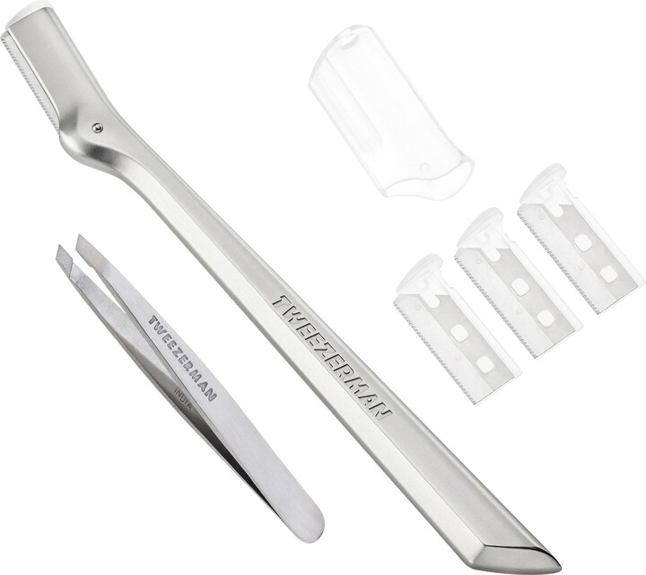 Tweezerman Brow Razor and Mini Tweezer Set