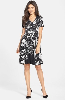 Plenty by Tracy Reese 'Hannah' Print Jersey Fit & Flare Dress