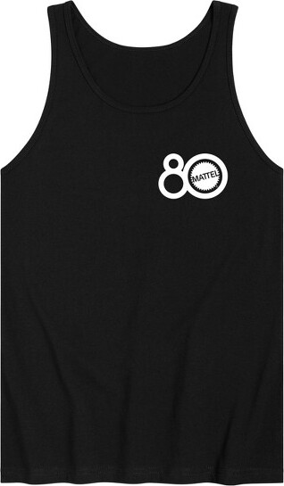 Mattel Men'sMattel80ThGroupGraphicTankTop-Black-Medium