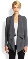 Thumbnail for your product : Saks Fifth Avenue Wool/Cashmere Ribbed Waterfall Cardigan