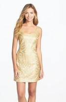 Thumbnail for your product : Lilly Pulitzer 'Eaton' Metallic Paisley Shift Dress