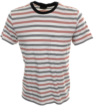 Paul Smith Regular Fit Stripe T Shirt White