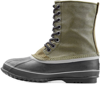 Sorel Rubber and Fabric Short Boots