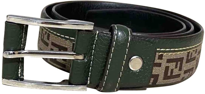 green fendi belt