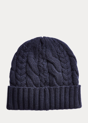 ralph lauren cable knit hat