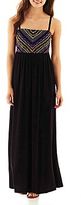 Thumbnail for your product : Ruby Rox Sleeveless Print Maxi Dress